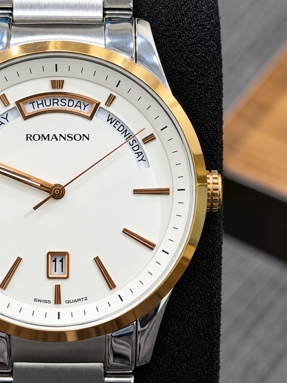 Romason Swiss Original Watch For Mens 43mm Quartz (Pre-Owned)