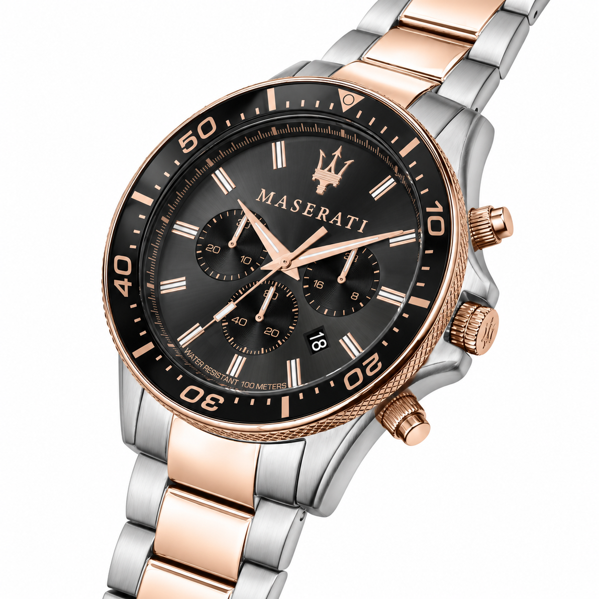 Original Maserati Watch For Men Sfida R8873640002 (Like New)