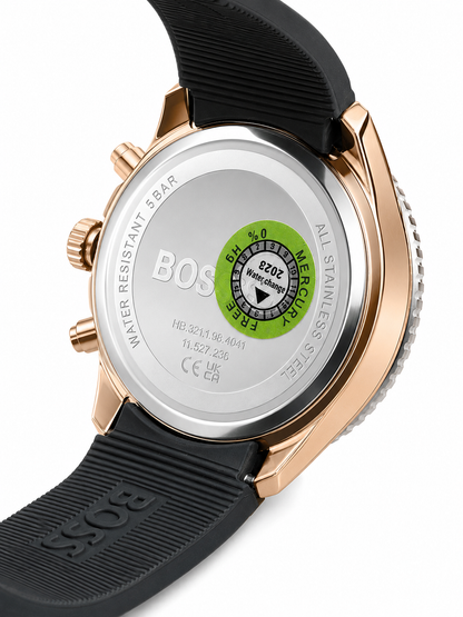 Hugo Boss Watch For Men 1514168 Original Watch For Mens 43mm Quartz