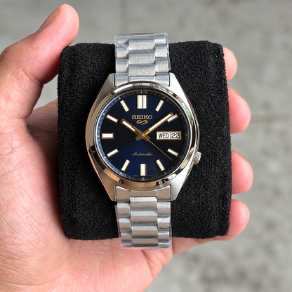 Seiko 5 Sports SNXS Vintage Gold Collection – in Blazer Blue SRPL55K1