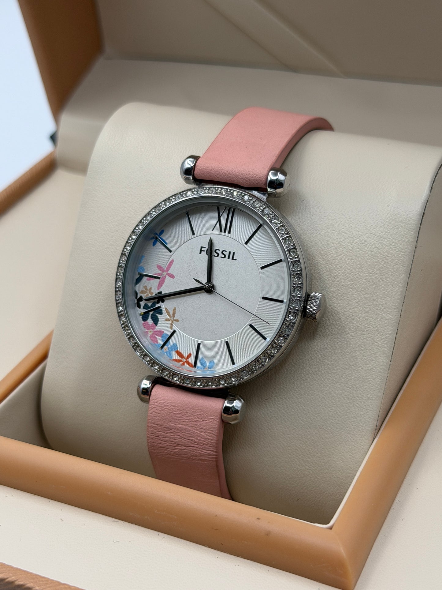 Fossil Tillie Pink BQ-3795 Original For Womens 33mm Quartz (Lot Import)