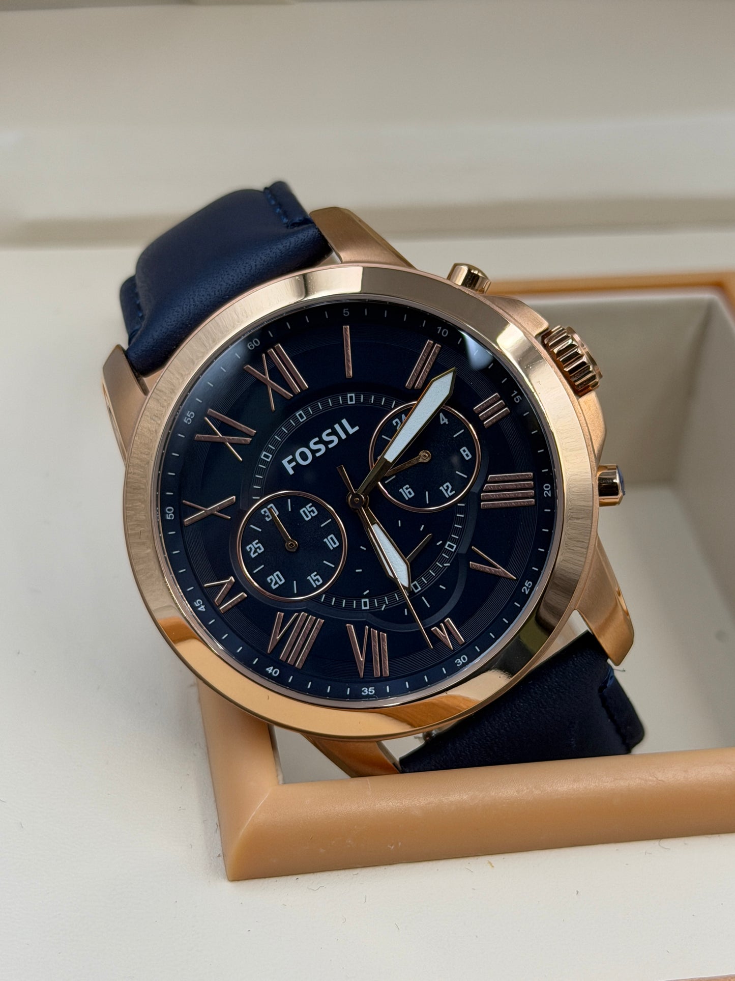 Fossil FS-4835 Original For Mens Watch 44mm Quartz (Pre-Owned)