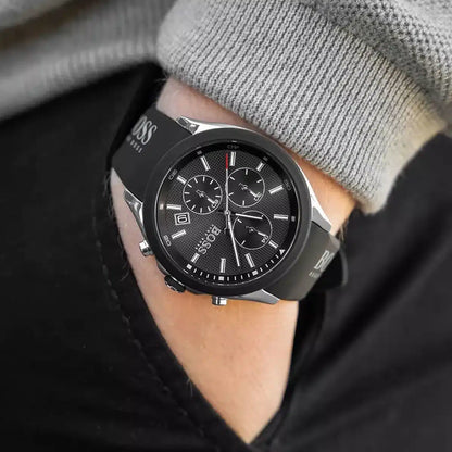 Original Hugo Boss Watch HB.366.1.29.3325 For Men Velocity 1513716 Chronograph