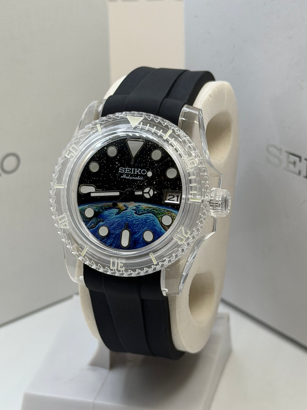 Seiko Customized Watch For Mens Automativ 4R35B (Sports Edition)