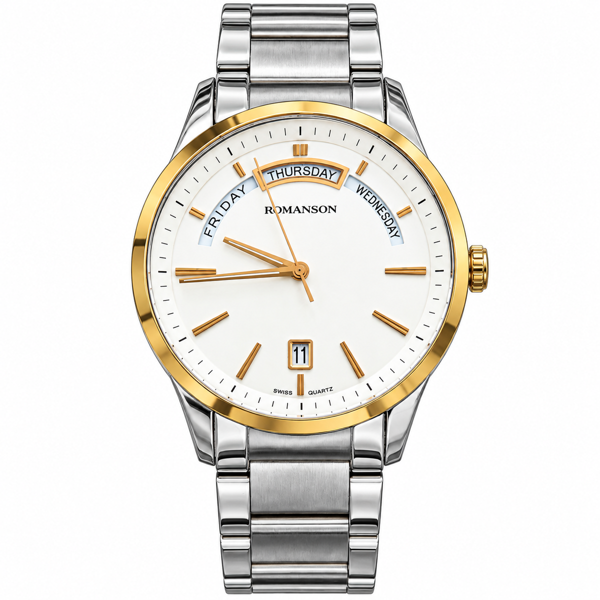Romason Swiss Original Watch For Mens 43mm Quartz (Pre-Owned)