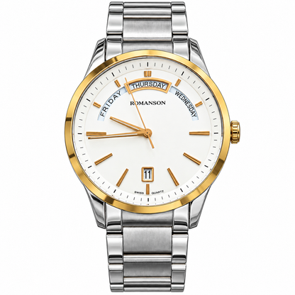 Romason Swiss Original Watch For Mens 43mm Quartz (Pre-Owned)
