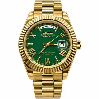 Seiko Oyster Perpetual Day-Date Customized Watch Mens (Brand New)