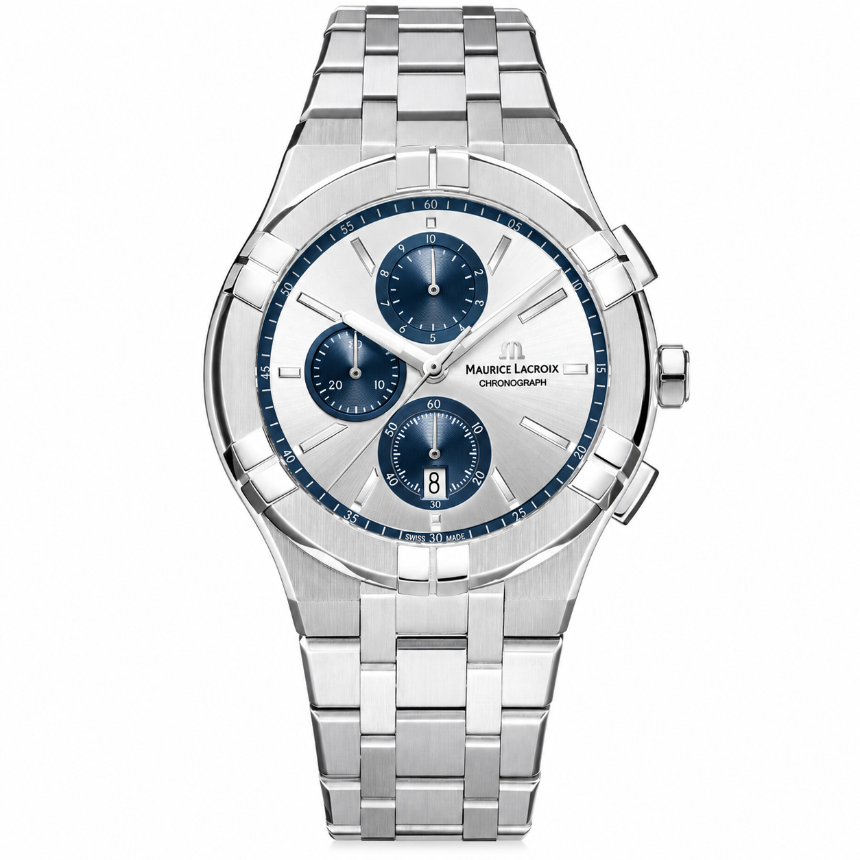 Maurice Lacroix Aikon Quartz Choronograph Original Watch For Mens