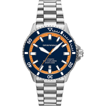 Original Emporio Armani Watch For Men Sea Explorer AR60090 AUTOMATIC-SEA-EXPLORER-DIVER’S-200M