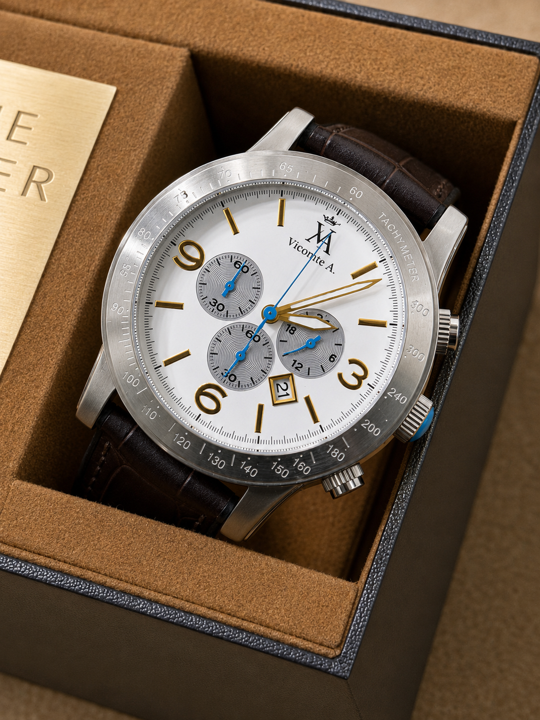 Vicomte A. Original Watch For Mens Lot Import 45mm Quartz (Pre-Owned)