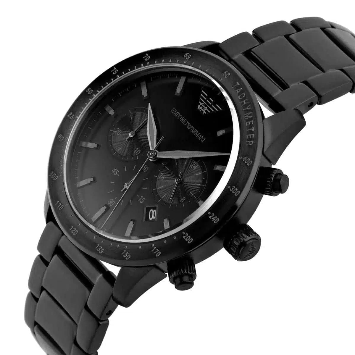 Original Emporio Armani Watch For Men Mario AR11242
With Black Dial