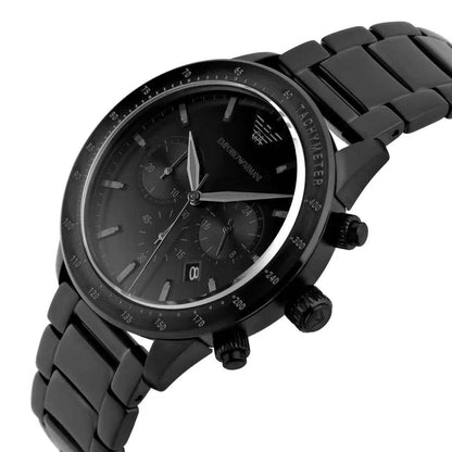 Original Emporio Armani Watch For Men Mario AR11242
With Black Dial