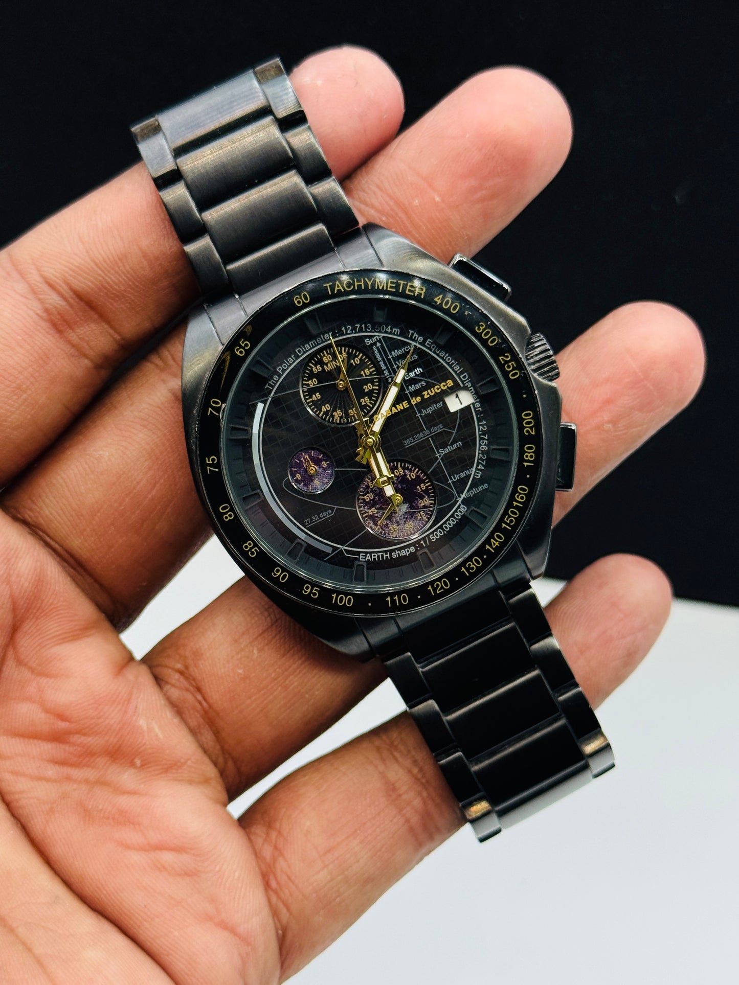 Cabane De Zucca Original lot Import Watch Mens 42mm Quartz