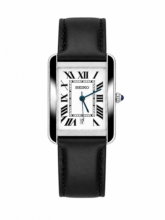 Seiko Customized Watch For Mens (Cartier Style) 40mm Quartz Japan