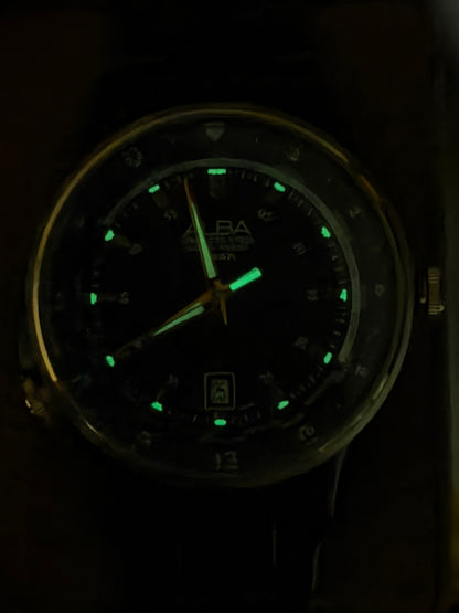 Alba By Seiko World Timet Watch (Lot Import) 41mm Quartz (Pre-Owned)