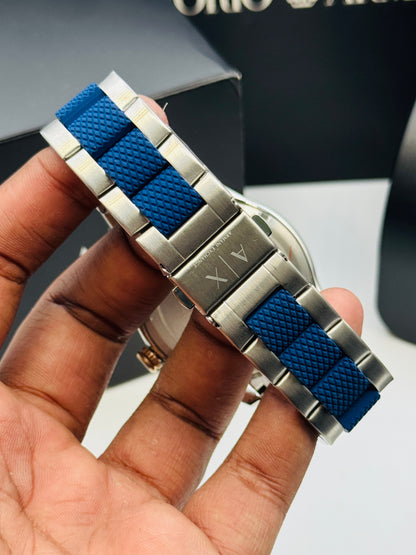 Armani Exchange AX-1830 Original For Mens 46mm Quartz Two Tone Braclet