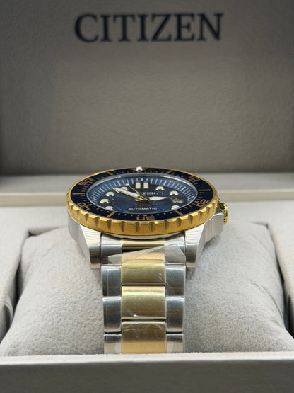 Citizen NJ0174-82L Automatic Sport Two-Tone Steel Blue Dial Men's Watch