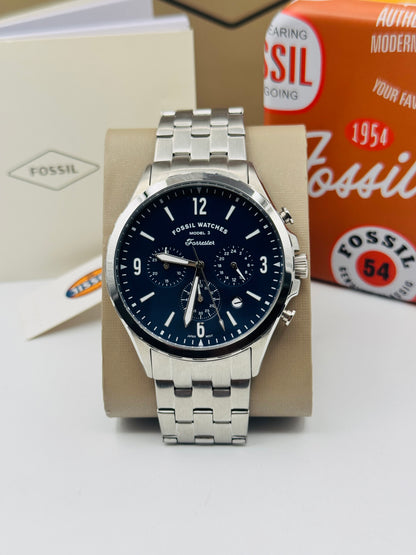 Fossil Watches 3 Forrester FS-5605 Original For Mens 46mm Quartz