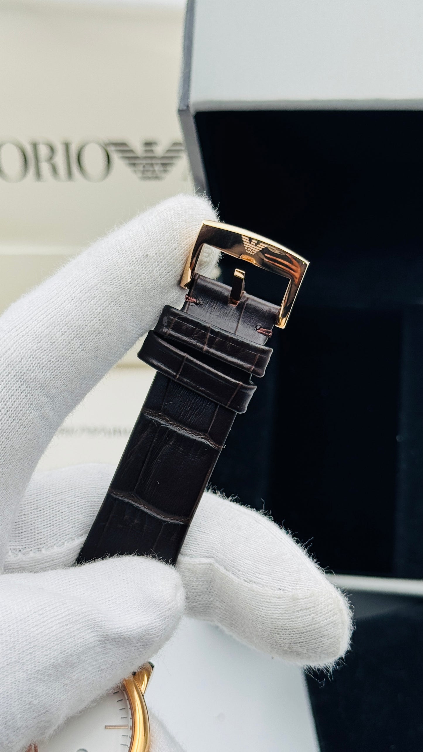 Emporio Armani AR-2502 Original Mens Watch 43mm Quartz