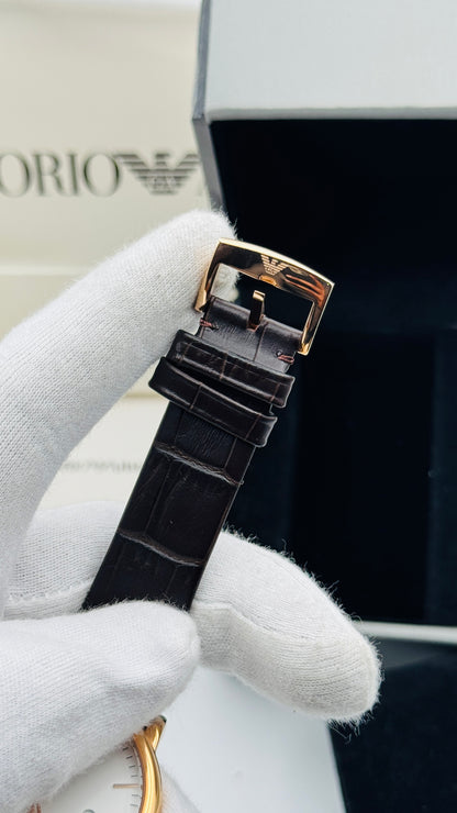 Emporio Armani AR-2502 Original Mens Watch 43mm Quartz
