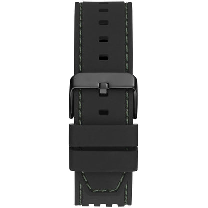 Guess Phoenix Black Silicone Strap Multicolor Dial Quartz Watch for Gents - GW0499G7