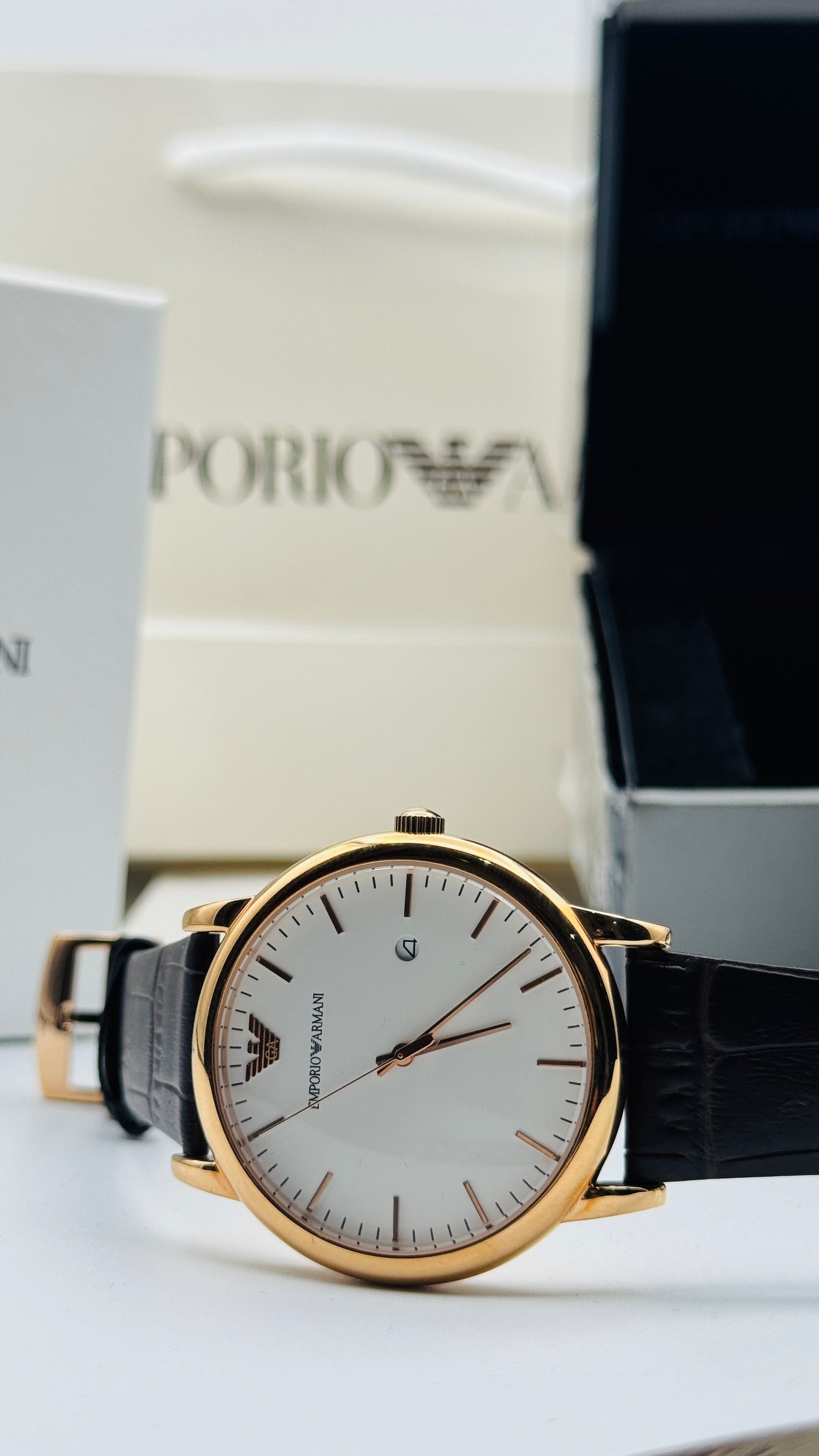 Emporio Armani AR-2502 Original Mens Watch 43mm Quartz