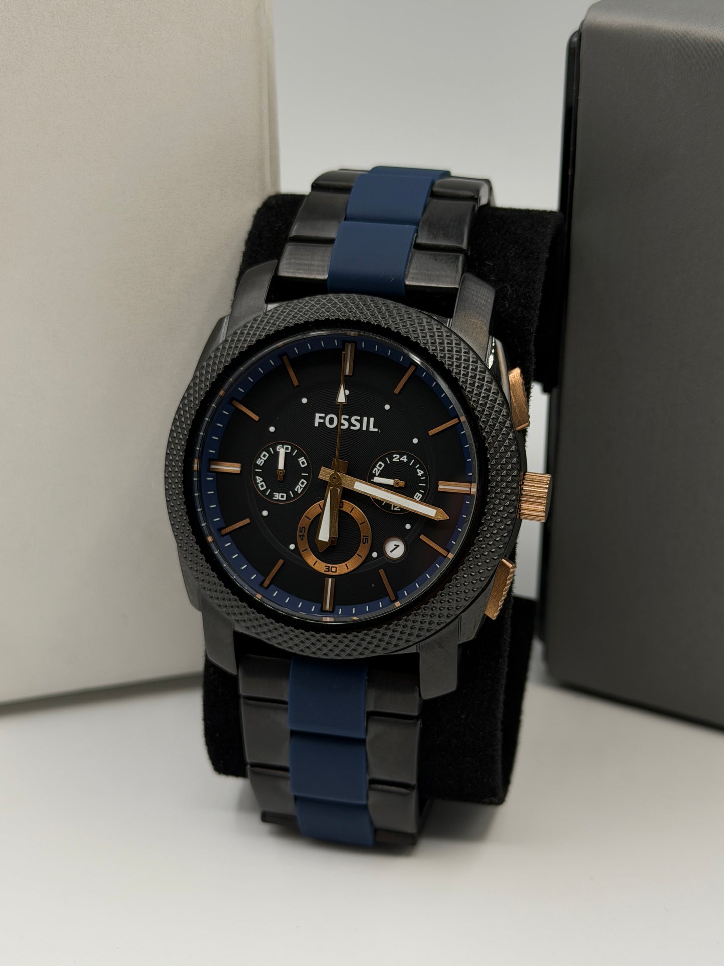 Fossil FS-5164 Original Mens Watch Two-Tone Braclet 45mm Quartz