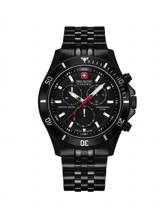 Swiss Military Hanowa Original Watch For Mens 42mm Quartz