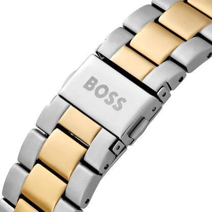 Hugo Boss Admiral Two-tone Stainless Steel Blue Dial Chronograph Quartz Watch for Gents - 1514257