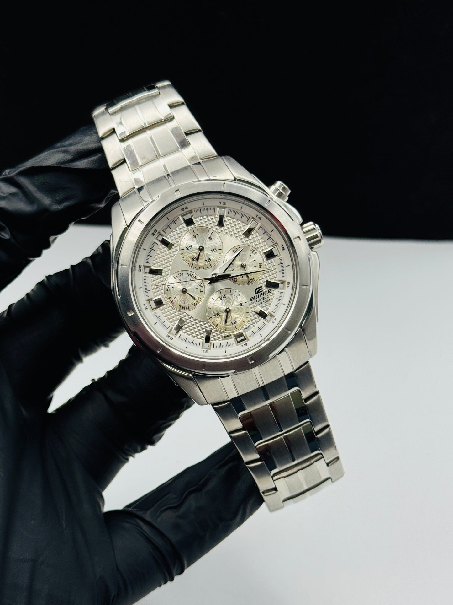 Casio Edifice Hong Kong Made For Mens 44mm Quartz