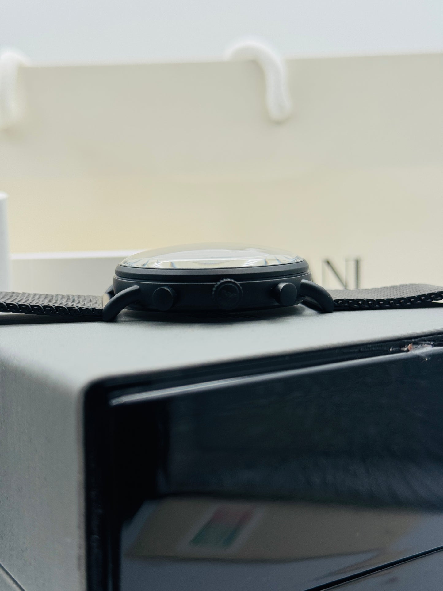 Emporio Armani AR-11264 Jet Black Original For Mens 43mm Quartz