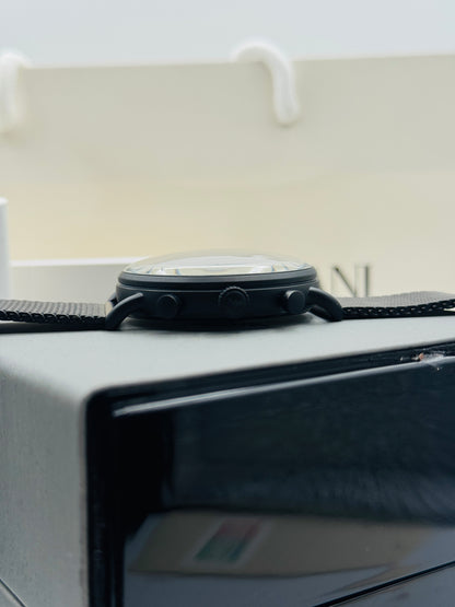 Emporio Armani AR-11264 Jet Black Original For Mens 43mm Quartz