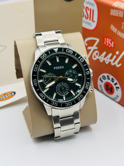 Fossil BQ-2492 Bannon Multifunction Stainless Steel Watch Mens 44mm (Like New)