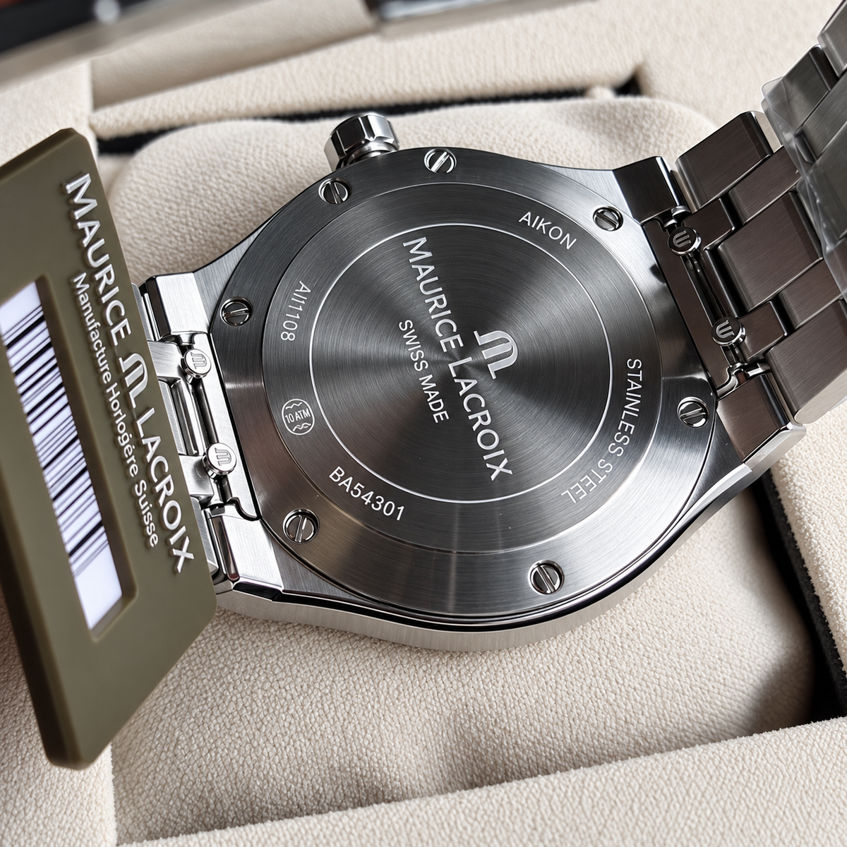 MAURICE AIKON QUARTZ DATE 40MM FOR MENS ORIGINAL