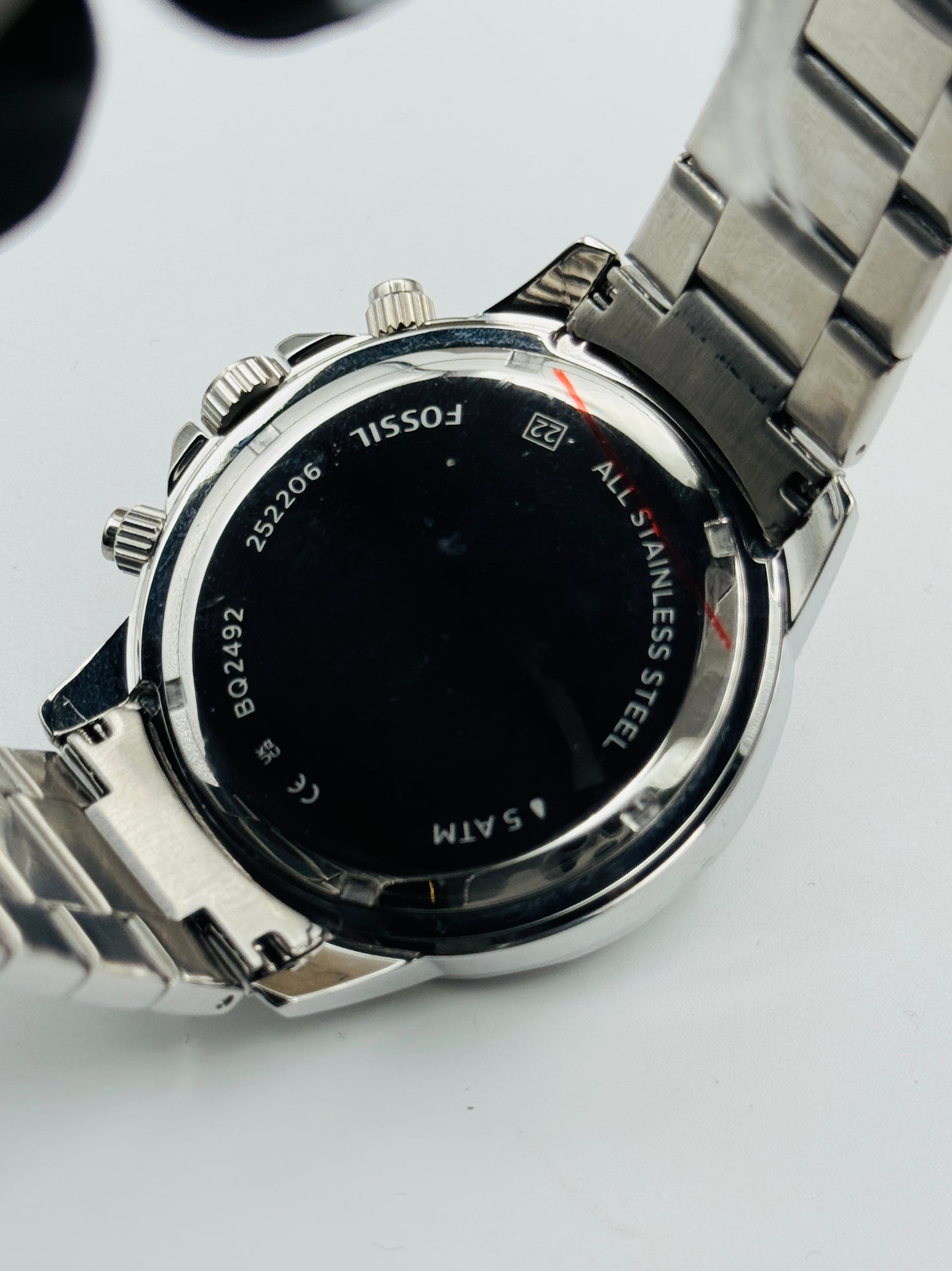 Fossil BQ-2492 Bannon Multifunction Stainless Steel Watch Mens 44mm (Like New)