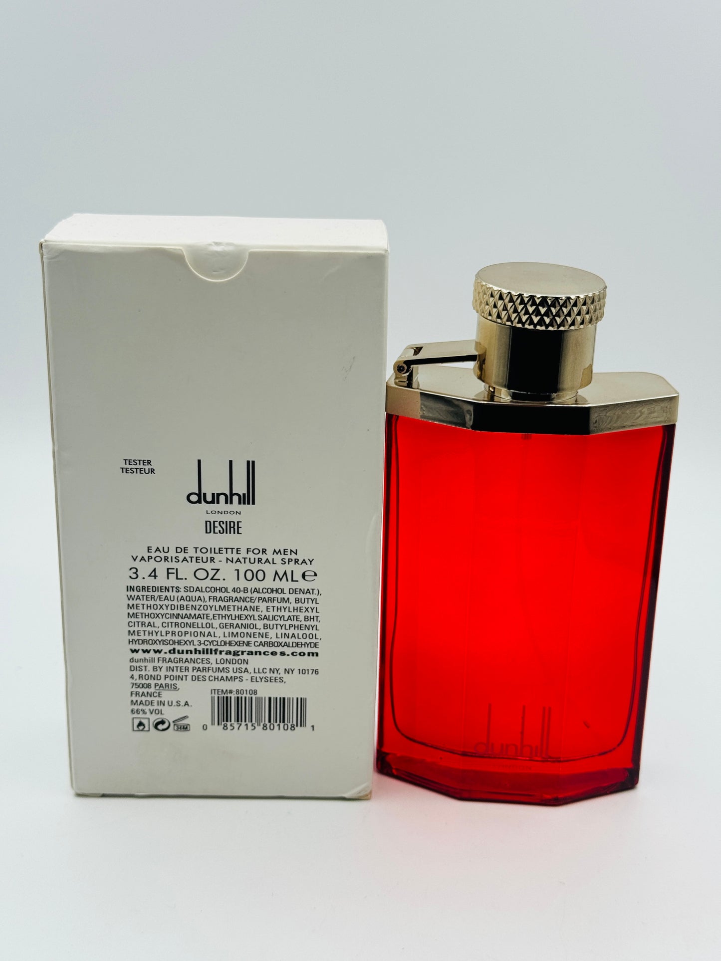 Dunhill London Desire Natural Spray (Original Tester) 100ml