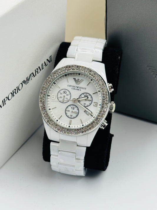 Emporio Armani AR-1456 Original Swiss For Unisex 43mm Quartz