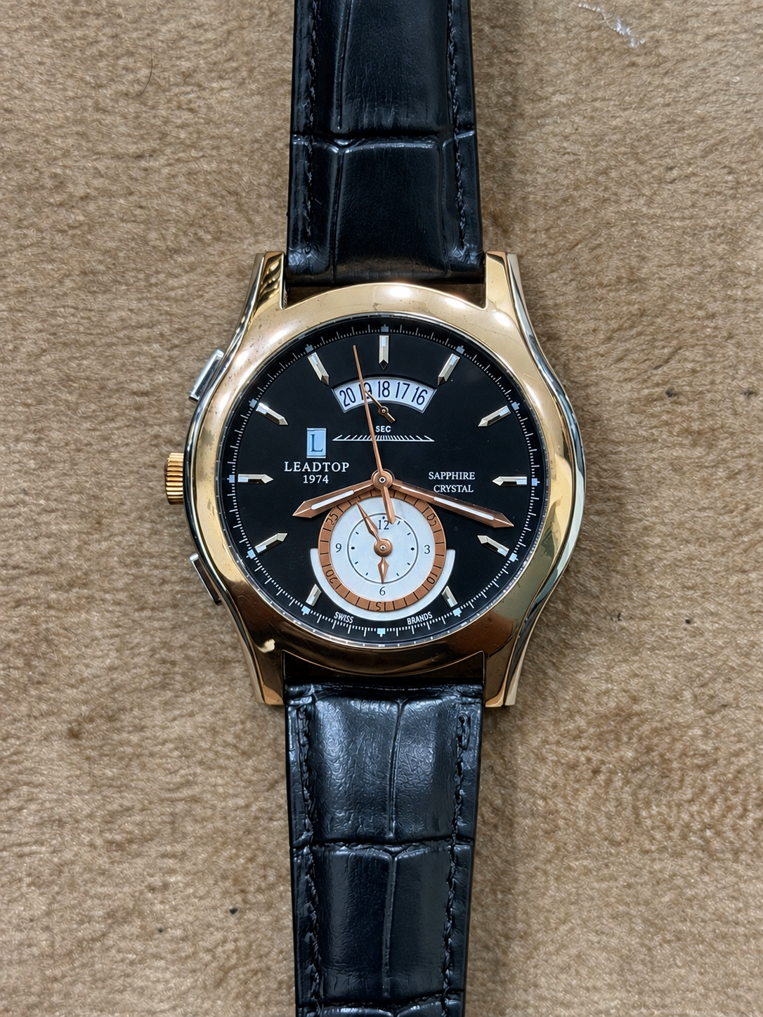 Leadtop Swiss Lot Import Watch Mens Original 44mm Quartz (Pre-Owned)