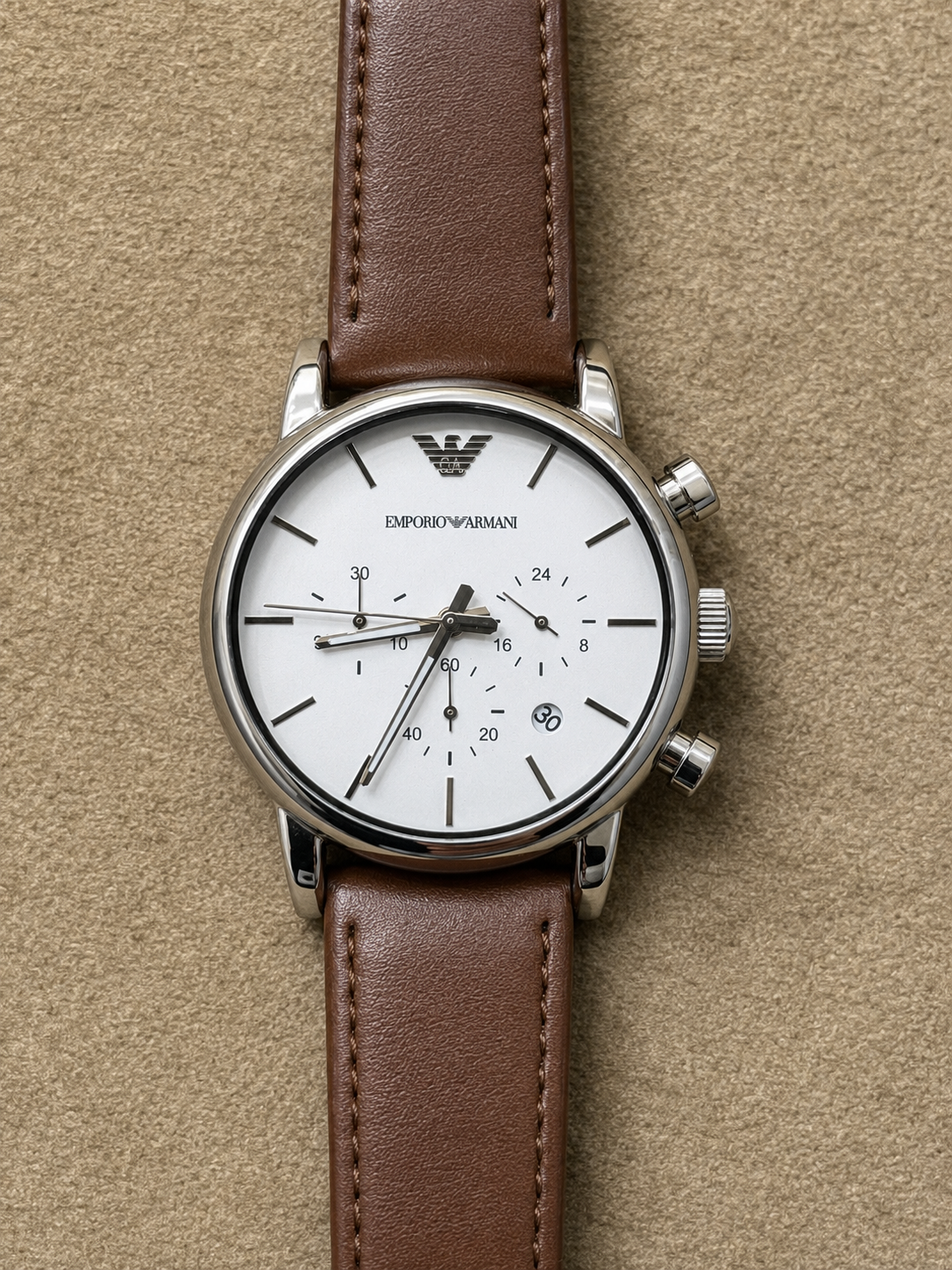 Emporio Armani CLASSIC AR1846 Lot Import Watch For Mens 41mm Quartz (Pre-Owned)