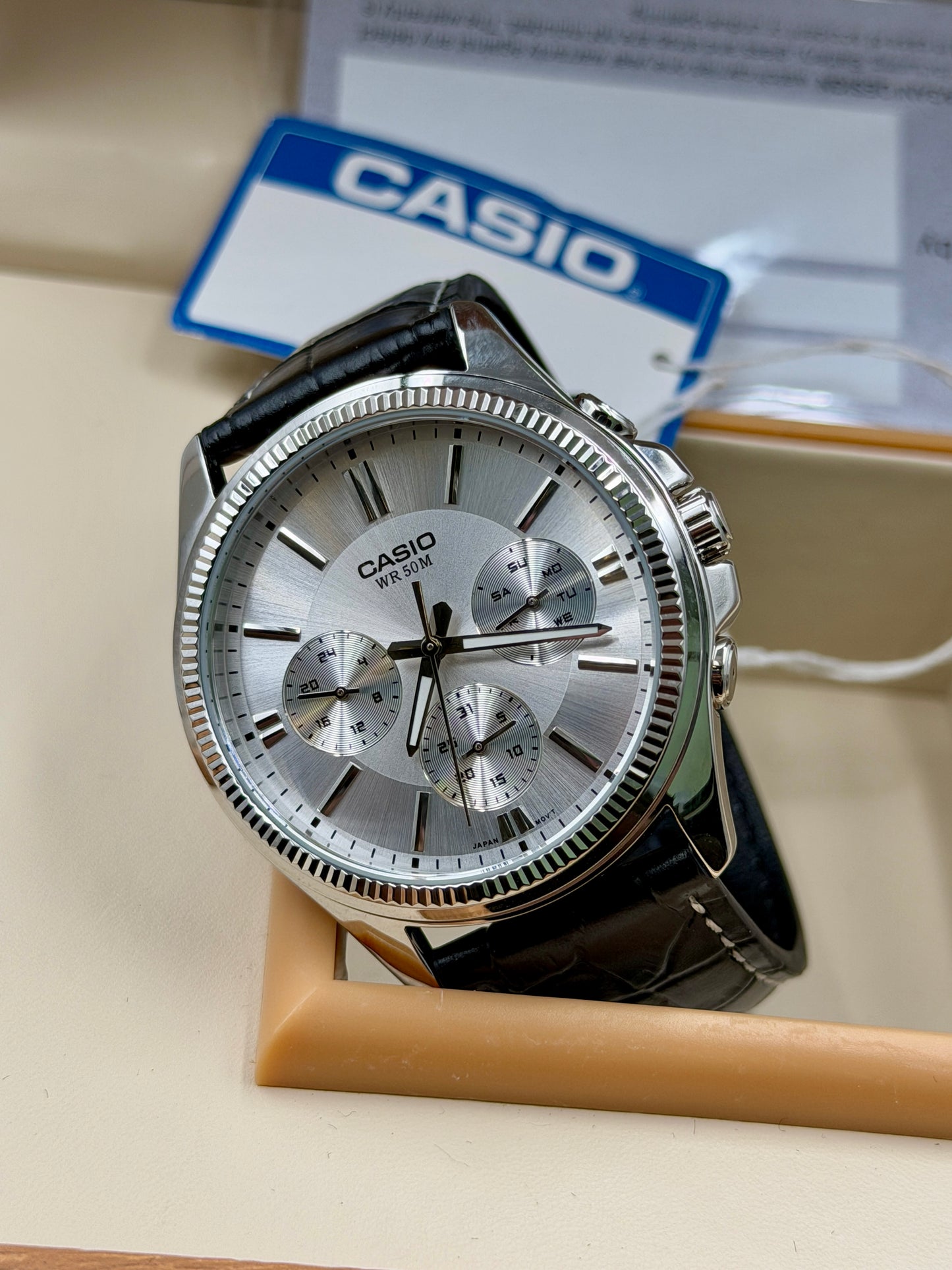 Casio WR-50 Original Mens MTP-1375 42mm Quartz