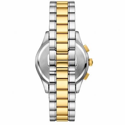 Emporio Armani Paolo Two-tone Stainless Steel Blue Dial Chronograph Quartz Watch for Gents - AR11579