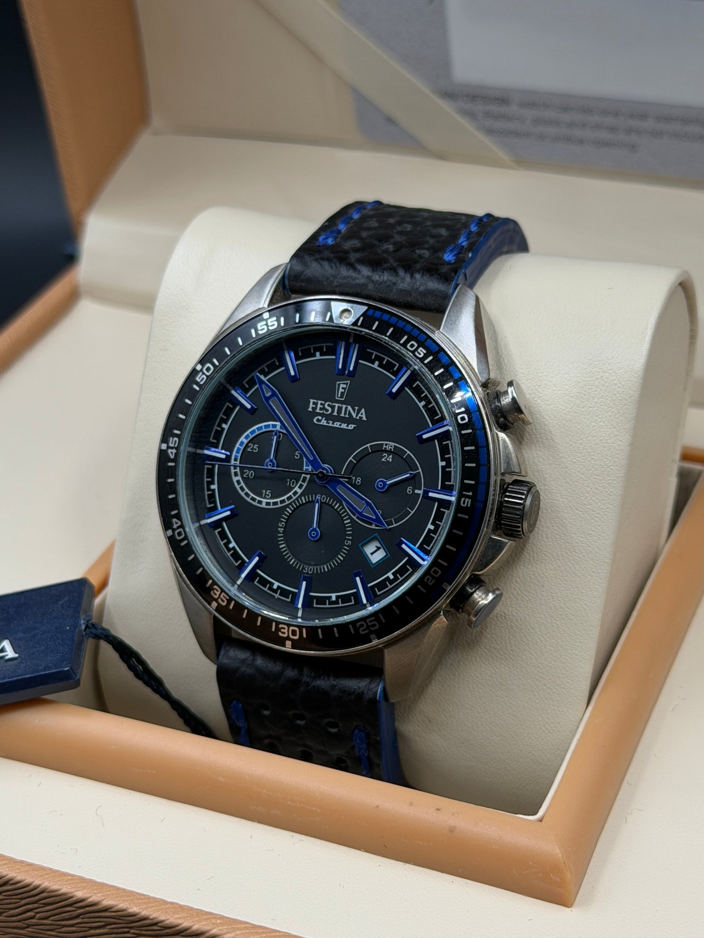 Festina Original Mens Watch 43mm Quartz Pre-Owned