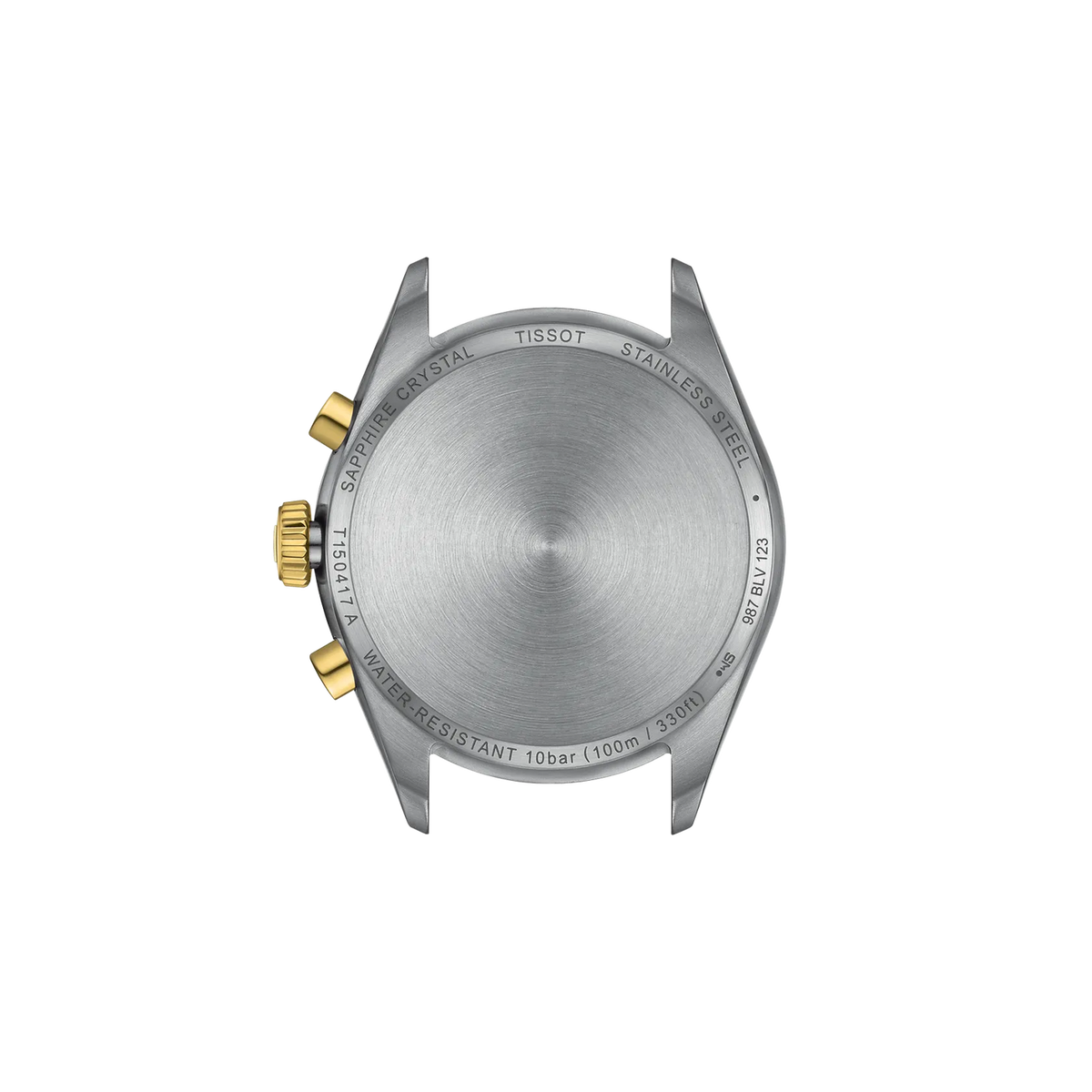 Tissot PR 100 Two-tone Stainless Steel Silver Dial Chronograph Quartz Watch for Gents - T150.417.22.031.00