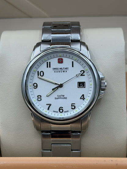 Swiss Miltary Hanowa Original Watch Mens 40mm Quartz