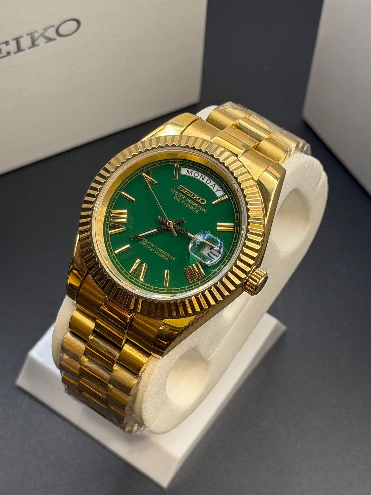 Seiko Oyster Perpetual Day-Date Customized Watch Mens (Brand New)