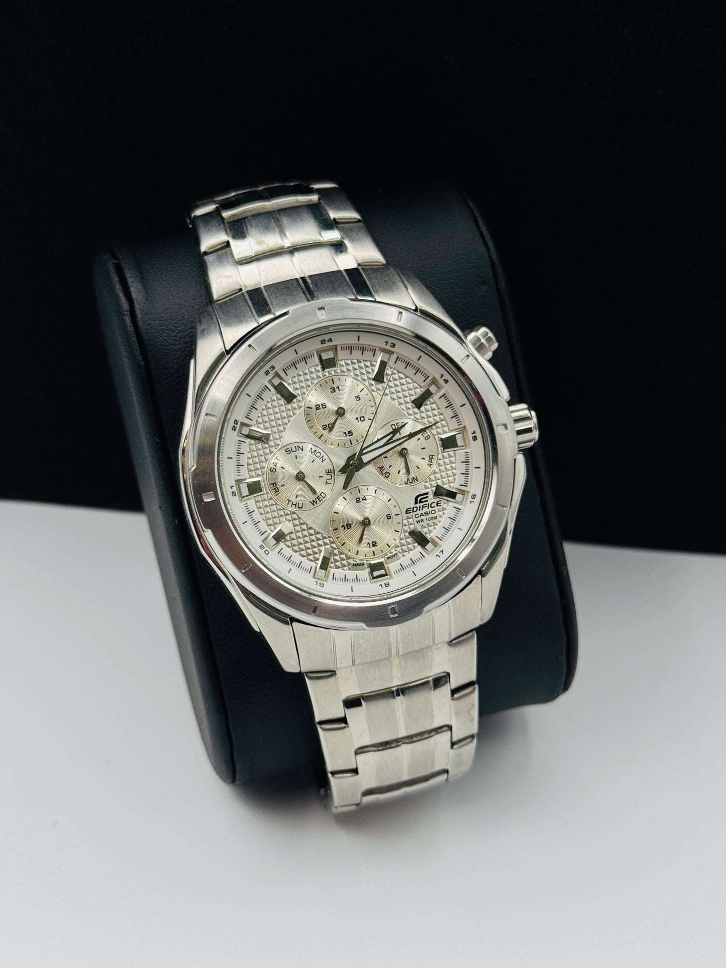 Casio Edifice Hong Kong Made For Mens 44mm Quartz