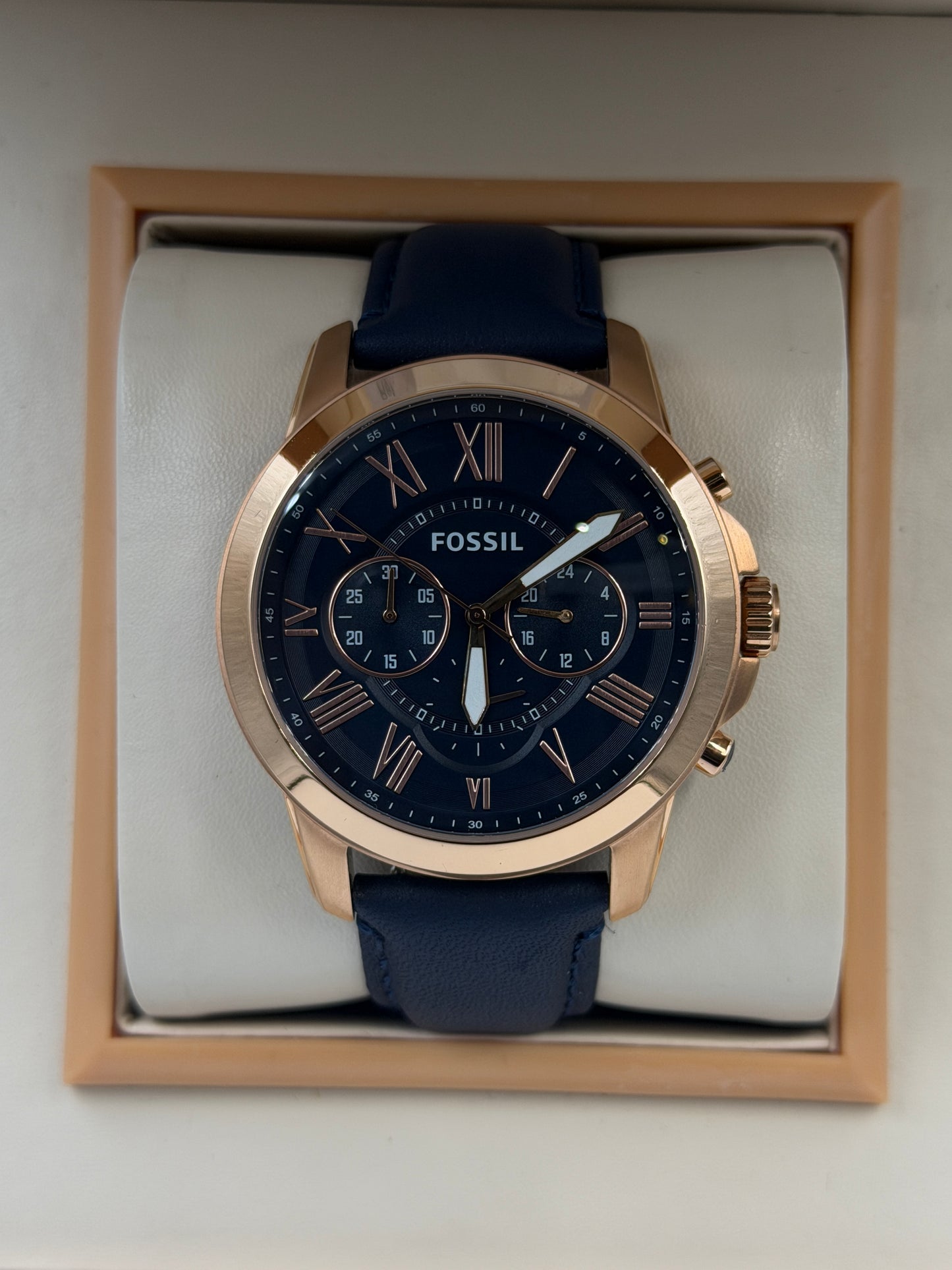Fossil FS-4835 Original For Mens Watch 44mm Quartz (Pre-Owned)