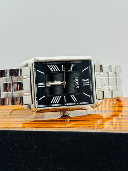 Hugo Boss Tank Shape Lot Import For Mens Watch 43mm Quartz