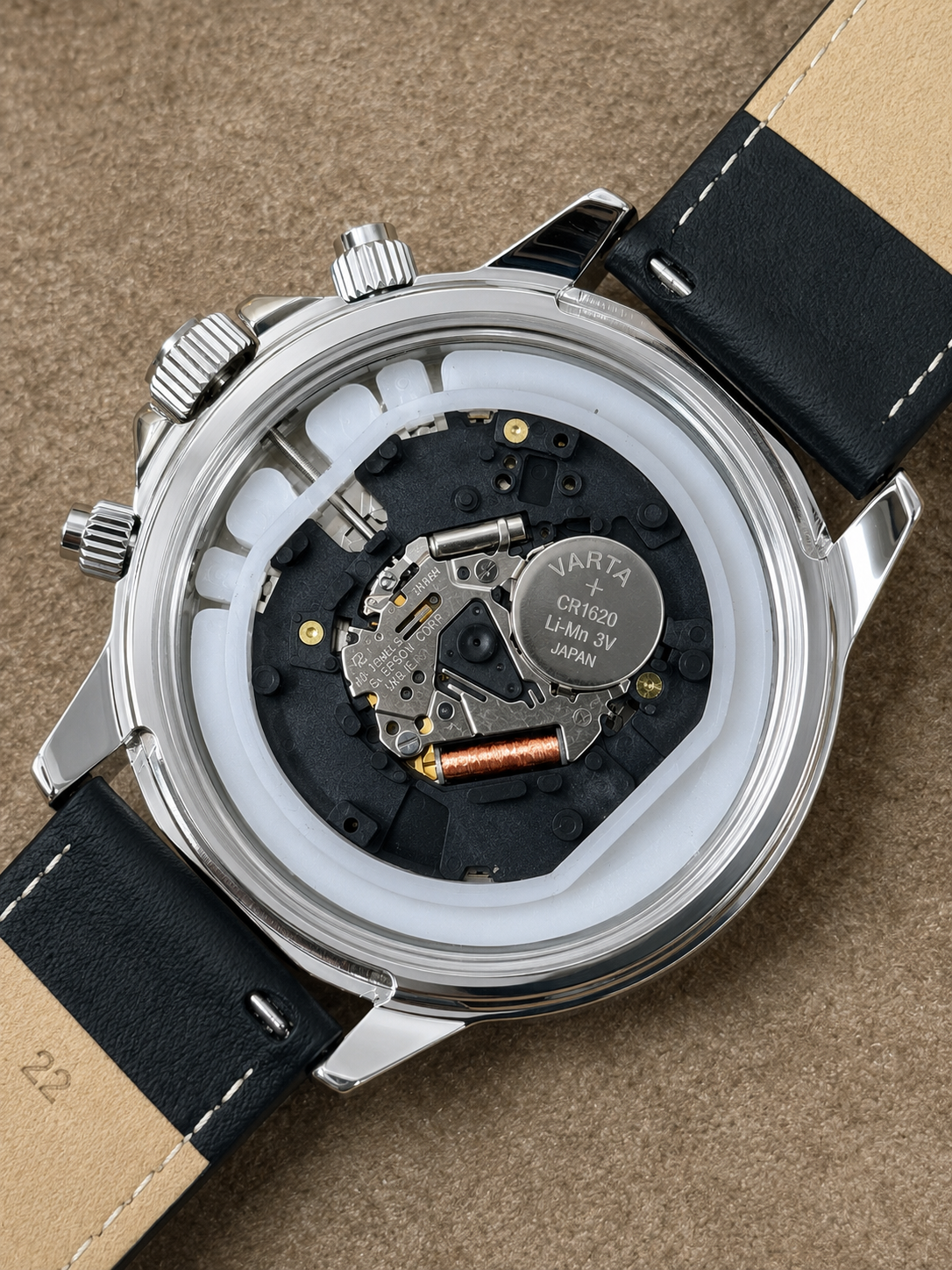 Fossil Bannon Multifunction Silver 45mm Stainless Steel Silver Dial Chronograph Quartz Watch for Gents - BQ2490