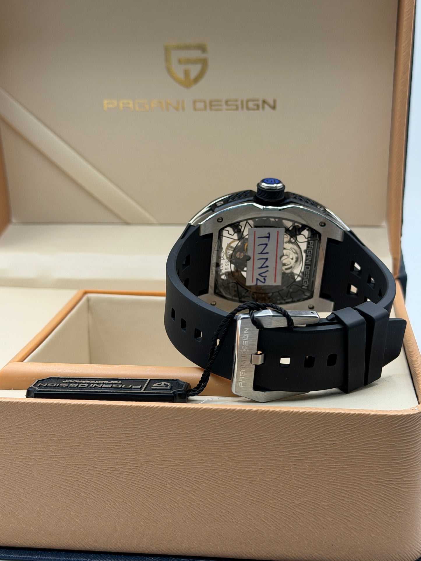 Pagani Design Skeleton Original Mens Watch 45mm Automatic